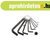 imbuszkulcs klt.; 8db, (H2-2,5-3-4-5-6-8-10 mm)