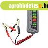 Akkumultor s genertor teszter LED kijelzvel 12V-24V CBT0
