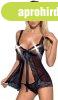 Obsessive Amanta babydoll fekete S-M