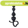 Easytoys Anal Collection Black Anal Beads Heart Handle