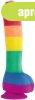 Tapad�korongos dild� Rainbow Lust (24,5 cm)