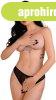 Bugyik DARAING INTIMAES Angel Naughty Crotchless Bugyi feket