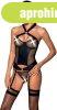 Passion Amanda Corset Black, XXL?XXXL