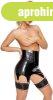 LateX Latex Suspender Belt Black, XXL