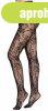 Leg Avenue Seamless Floral Lace Tights Black