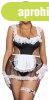 Sexy Elephant Black Sexy Lace Maid Costume, XL?XXL