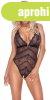 Cottelli Lingerie Lace Body - fekete, S