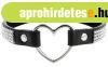 Coquette Hand Crafted Choker Heart with Crystals