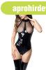 Glossy Wetlook Body Marcia Black L
