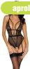 Cottelli String Body with Removable Suspenders 2643324 Black