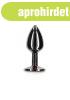 Taboom Butt Plug With Diamond Jewel Black S
