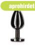 Taboom Butt Plug With Diamond Jewel Black L