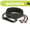 Easytoys Fetish Collection Leather Collar With Nipple Chains
