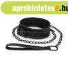 Bedroom Fantasies Faux Leather Collar & Chain