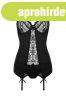 CHRISTINE 2-pc Suspendertop-set Marzia- black S/M