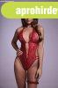 CHRISTINE Open-Crotch Body-Set Renee ? Red