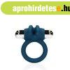 Loveline by Shots Vibrating Rabbit Cock Ring - Baltic Blue