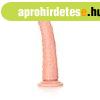 RealRock Slim sticky realistic dildo 15.5 cm natural