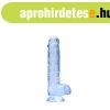 RealRock Crystal Clear Realistic Dildo with Balls - 6/15 cm