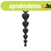 Ouch! Anal Heart Beads Black