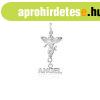 Ez�st f�gg� - angyalka ANGEL felirattal