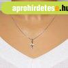 Med�l 14K feh�raranyb�l- kereszt keskeny t�kr�s t�bl�csk�kka