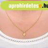 Lapos 14K arany med�l - kit�lt�tt sz�v grav�rozott sugarakka