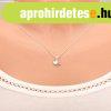 925 ez�st nyak�k, apr� szemekb�l �ll� l�nc, k�t sz�v, r�zsas