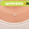 925 ez�st nyak�k, ov�lis, �tl�tsz� cirk�ni�kkal �s goly�kkal