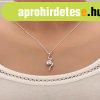 Ez�st 925 nyakl�nc, aszimmetrikusan hull�mz� szalag, tiszta 