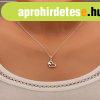 Nyaklnc medllal, 925 ezst, szv kontr kicsi szvvel