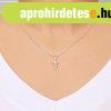 925 ezst medl, fnyes latin kereszt a megfesztett Krisztu
