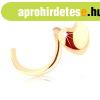 14K s�rga sz�n� arany orrpiercing - kis, f�nyes sz�vecske