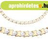 316L ac�l szett - kark�t� �s nyakl�nc, ez�st �s arany sz�n� 