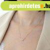 14K arany nyakl�nc - f�nyes l�nc, Love felirat �s k�t �tl�ts