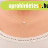 585 arany nyakl�nc - f�nyes sz�v feh�r f�nym�zzal, l�nc