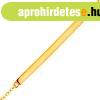 14K s�rga arany kark�t� - v�kony f�nyes s�v, ov�lis szem� l�