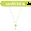 585 arany nyak�k - v�kony nyakl�nc, kett�s sz�v k�rvonal �s 