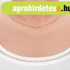 Nyakl�nc s�rga 585 aranyb�l - sima �s bemetszett nagyobb ov�