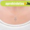 Med�l feh�r 14K aranyb�l - egyiptomi kereszt �tl�tsz� cirk�n
