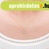 Nyakl�nc s�rga 14K aranyb�l - k�t v�kony f�gg�leges s�v, �tl