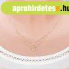 Nyakl�nc s�rga 14K aranyb�l - kett�s l�nc, karika �s �tl�tsz