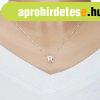 925 ez�st nyakl�nc, f�nyes l�nc, nagy nyomtatott R bet�