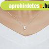 925 ez�st nyakl�nc, f�nyes l�nc, nagy nyomtatott E bet�