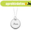 925 ez�st nyak�k, kerek t�bla, KOS csillagjegy