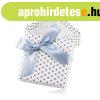 Doboz f�lbeval�ra vagy k�t gy�r�re, feh�r alap, sz�rke p�tty