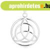 925 ez�st med�l - k�r alak� kelta Triquetra szimb�lum