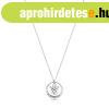 925 ez�st nyakl�nc - k�r k�rvonala, angyal ornamentik�val, f