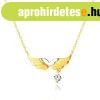 585 kombin�lt arany nyakl�nc ? angyalsz�rnyak, kerek �tl�tsz
