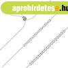 925 ez�st kark�t� - n�gysz�gletes l�ncszemekb�l �ll� l�nc, t